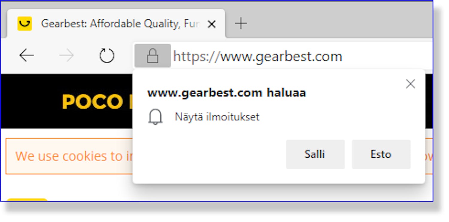 Varo väärennettyjä ilmoituspyyntöjä